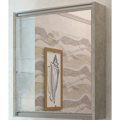 картинка Шкаф-зеркало White Stone 60 универсальн. EVA GOLD от магазина САРТ